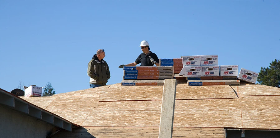 New roof installations by Robbins Roofing