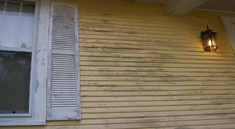 Use a power washer for rust stains