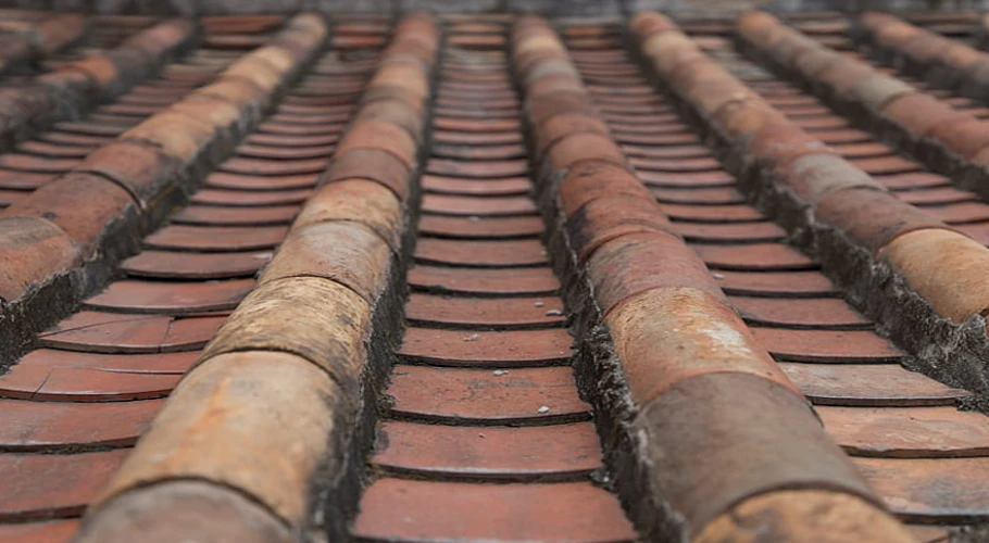 Old roofing material