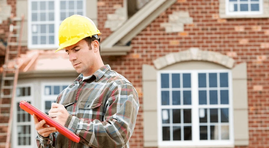 Going through home inspection checklist