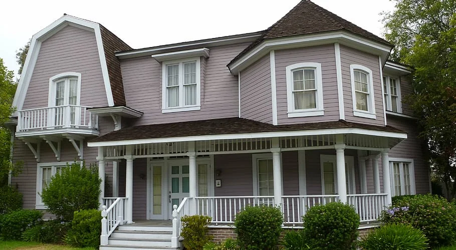 vinyl and wood siding