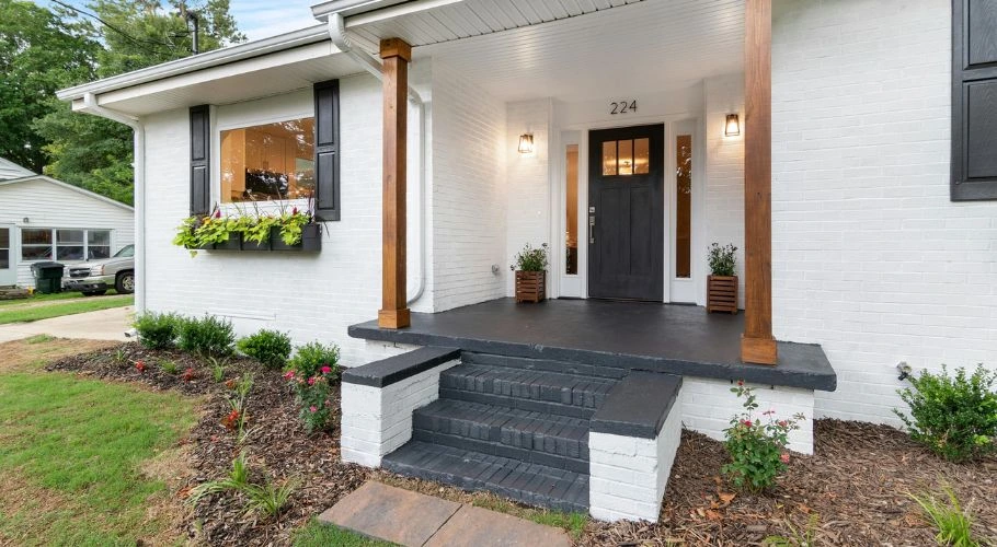 Energy-efficient home.