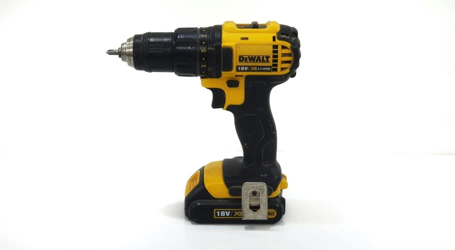 Cordless DeWalt drill.