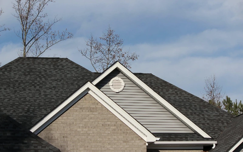 Roofline and shingles