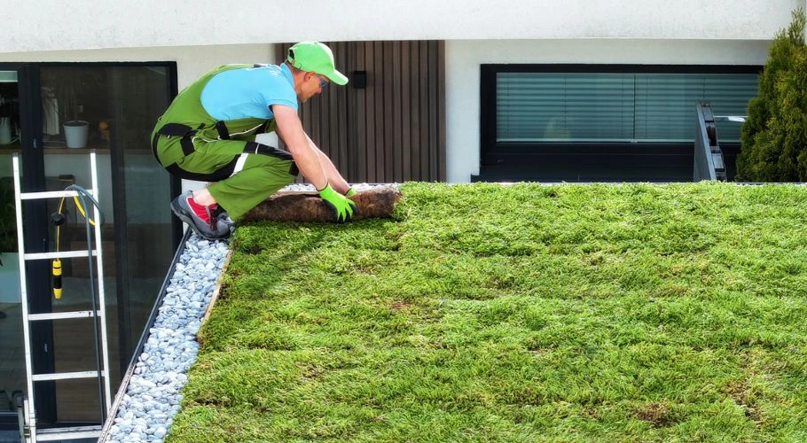 green commercial roofing