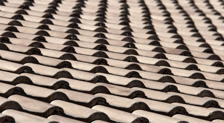 Concrete tile roofing material