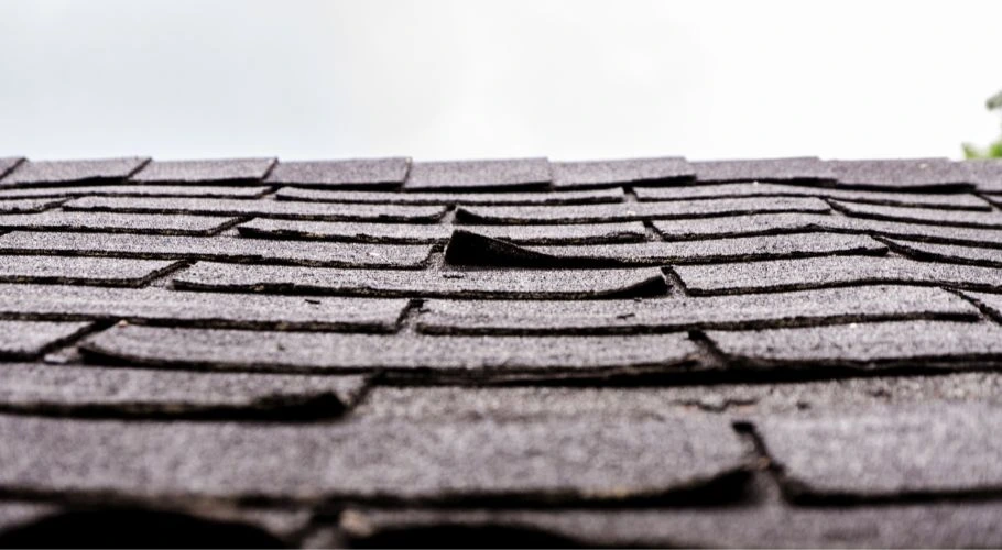 broken shingles