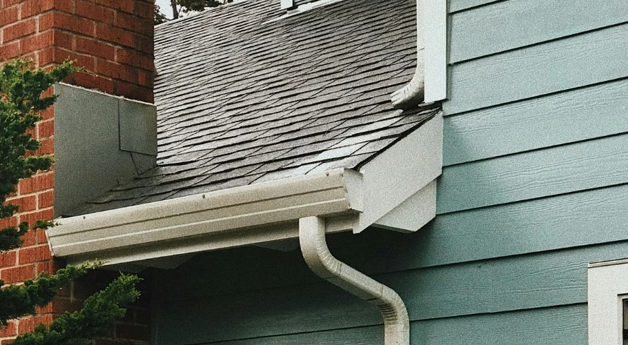 upper-story downspout