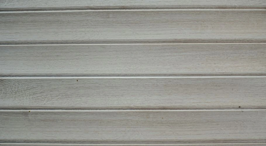close-up of white siding