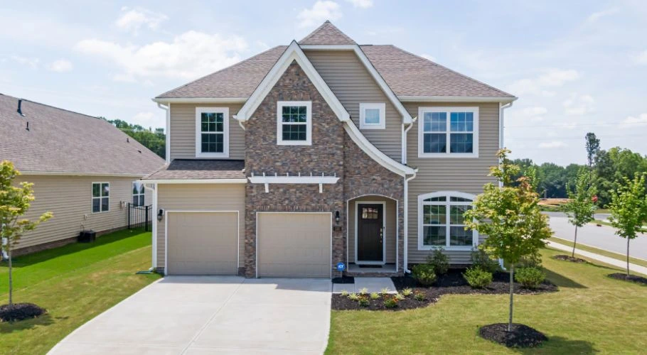 beautiful house with stunning roof